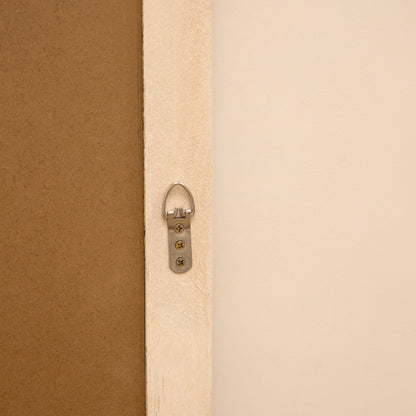 Elena - Specchio ad Arco a Figura Intera in Legno Lavato Bianco 170cm x 75cm