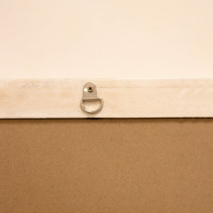 Elena - Specchio ad Arco a Figura Intera in Legno Lavato Bianco 170cm x 75cm