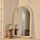 Obsidian - Specchio Grande ad Arco Lunghezza Intera Avorio Lucido 200cm x 120cm