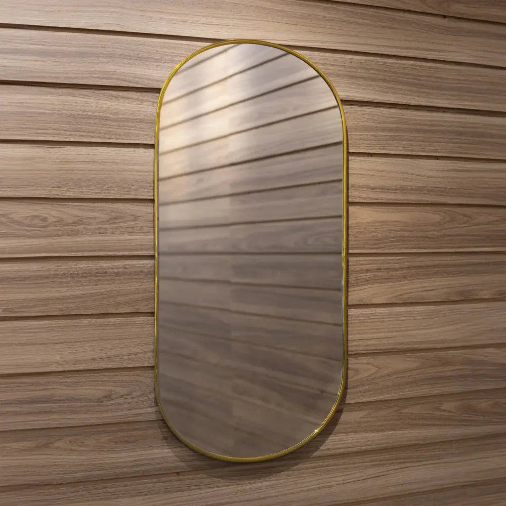 Specchio da Parete a Capsula Michi - Design Ovale Moderno 50x110 cm