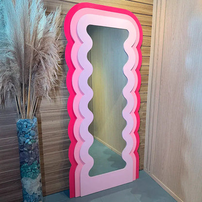 Specchio Wavvy Moderno a Onde Intero - 180x80cm