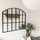 Bridgewater - Specchio a Finestra Industriale ad Arco in Metallo Nero 120cm x 80cm