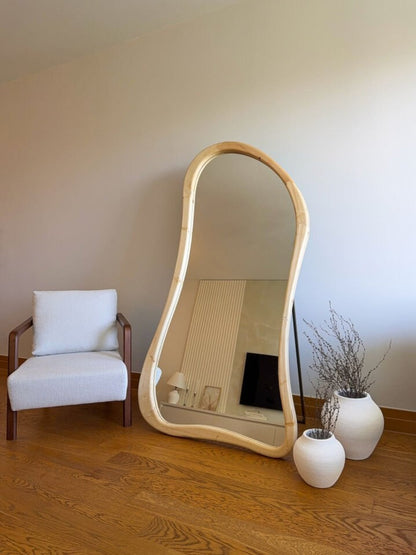 Lova – Specchio in Legno Organico 180x100 cm