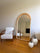 Léa – Specchio Ovale con Cornice in Legno 180x100 cm