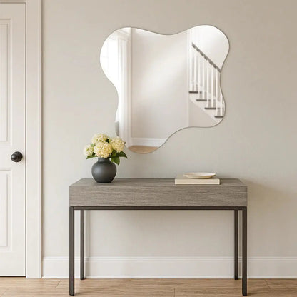 Miroir Mural Organique Bio Slim III - Ameublement Contemporain Rond 50x50 cm
