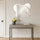Miroir Mural Organique Bio Slim III - Ameublement Contemporain Rond 50x50 cm