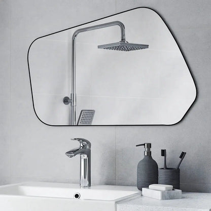 Specchio da Parete Rettangolare Moderno Malta - Design Decorativo Elegante (53x73 cm)
