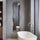 Miroir Mural Modern Wave - Design Artistique Fluide Intégral