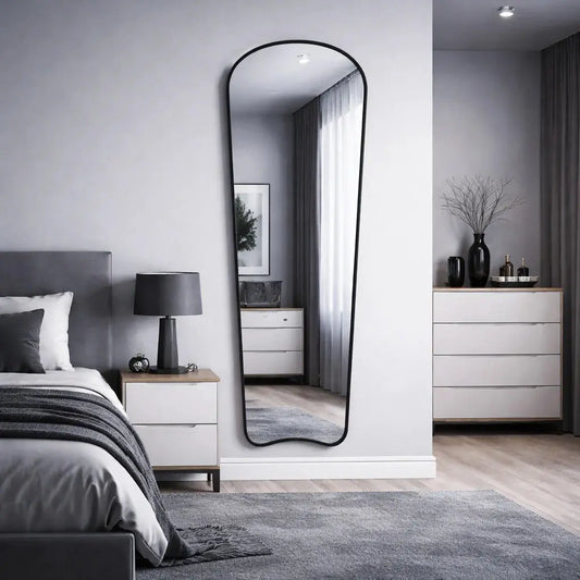 Specchio da Parete Rettangolare Moderno a Figura Intera - 55x160 cm