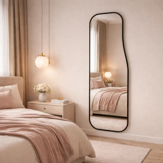 Specchio Decorativo Moderno a Figura Intera - Design Minimalista Elegante, 55x160 cm