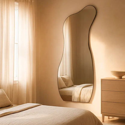 Specchio ad Arco a Figura Intera - 160x55cm Specchio da Parete Moderno Premium