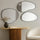 Composizione Specchio a Parete Design Goccia Organica Gouttes II - 180x130cm