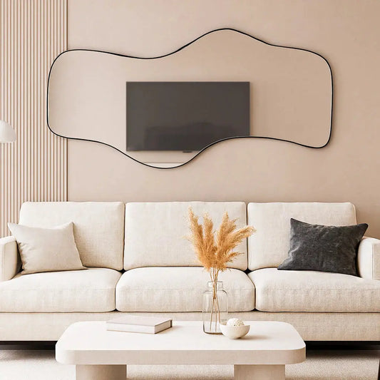 Specchio da Parete Rettangolare Grande Sérénité - 160x80cm Design Moderno