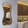 Miroir Intégral au Design Organique Abstrait - Pièce de Mobilier Moderne 160x70cm
