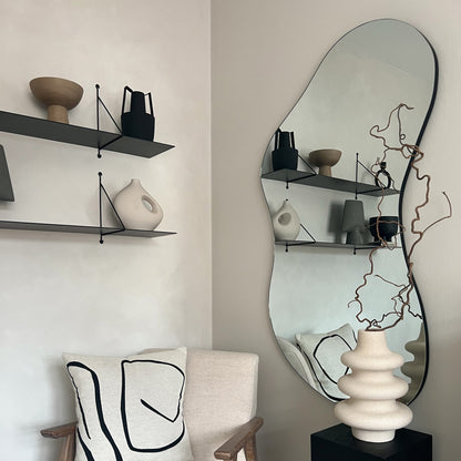 Edge - Specchio Grande a Laghetto Irregolare Senza Cornice 120cm x 70cm
