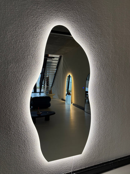 Specchio da Parete Yves con Illuminazione LED Integrata - 200cm x 100cm