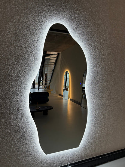 Specchio da Parete Yves con Illuminazione LED Integrata - 200cm x 100cm