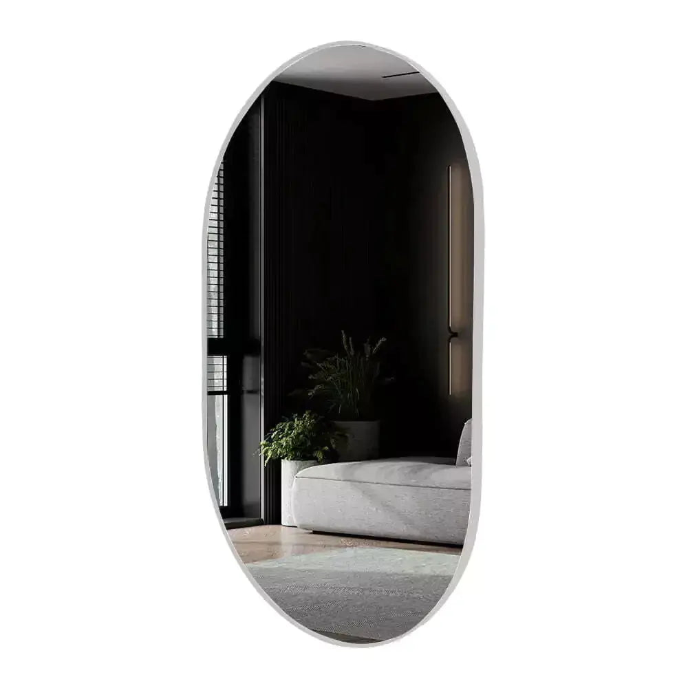Miroir Mural Ovale Pill - Design Minimaliste et Sophistiqué