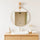Specchio da Parete Rotondo Noé III - 50x50 cm Specchio Decorativo Moderno