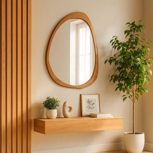 Specchio da Parete Orgam dal Design Astratto Organico