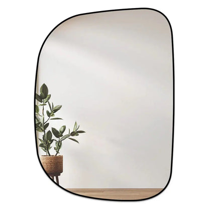 Miroir Mural Décoratif Flow Organic - Design Fluide Contemporain (53x73 cm)