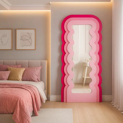 Specchio Wavvy Moderno a Onde Intero - 180x80cm