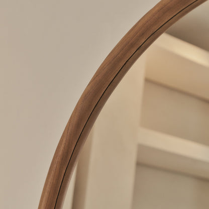 Amora - Specchio Grande ad Arco in Legno Caldo a Figura Intera 200cm x 120cm